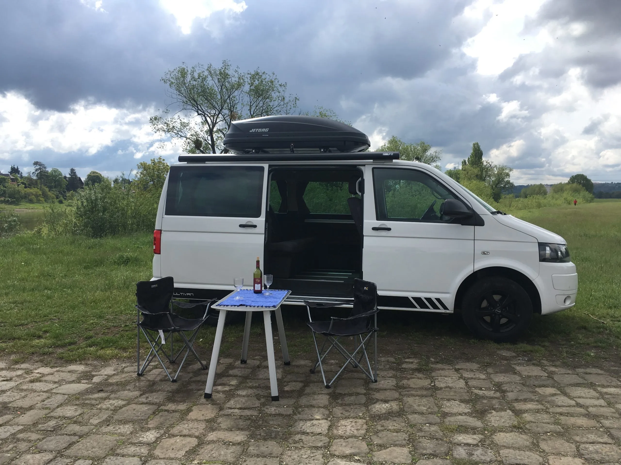 Schlafplatz im Camper mit Kaltschaum-Matratze